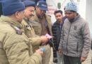 पुलिस ने चलाया सत्यापन अभियान , कार्यवाही कर वसूला जुर्माना