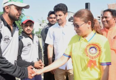 टेनिस बॉल क्रिकेट प्रतियोगिता का भव्य आगाज़