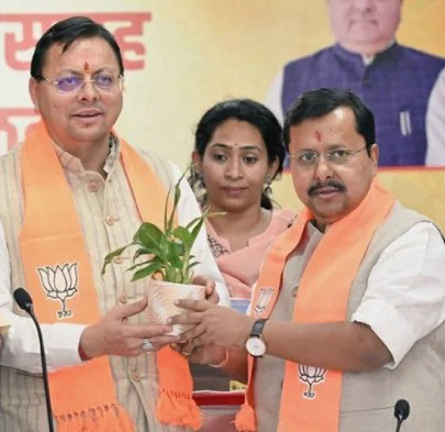 नबीन बोले धामी के नेतृत्व में लगाएंगे हैट्रिक, विधायकों को दिया सख्त संदेश