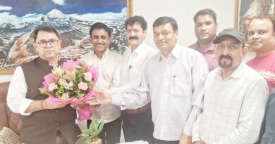 राज्य निगम कर्मचारी महासंघ ने वित्त सचिव रणवीर सिंह चौहान से की शिष्टाचार भेंट