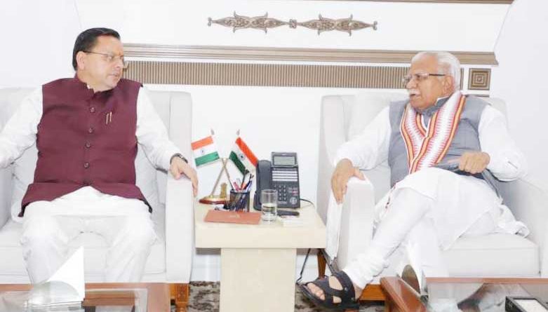 धामी ने केंद्रीय ऊर्जा मंत्री मनोहर लाल खट्टर से ऊर्जा परियोजनाओं एवं पिटकुल की एडीबी सहायतित पारेषण परियोजना पर की चर्चा