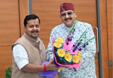 महाराज ने की भाजपा के राष्ट्रीय अध्यक्ष नितिन नबीन से शिष्टाचार भेंट