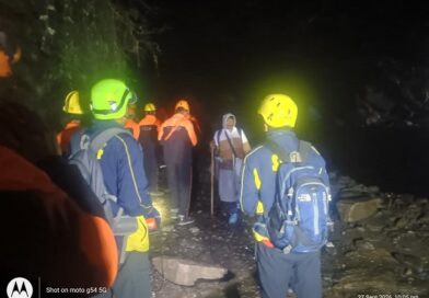 चीड़बासा स्लाइडिंग जोन में संयुक्त रेस्क्यू अभियान चलाकर 1500 यात्रियों को सुरक्षित पहुंचाया गौरीकुंड