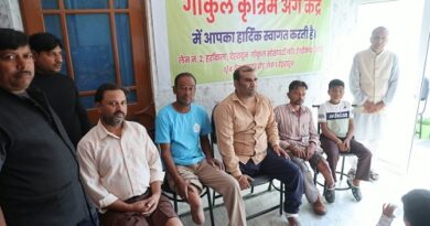 गोकुल संस्था द्वारा दिनांक 25 अक्टूबर 2026 को कृत्रिम अंग शिविर का सफल आयोजन